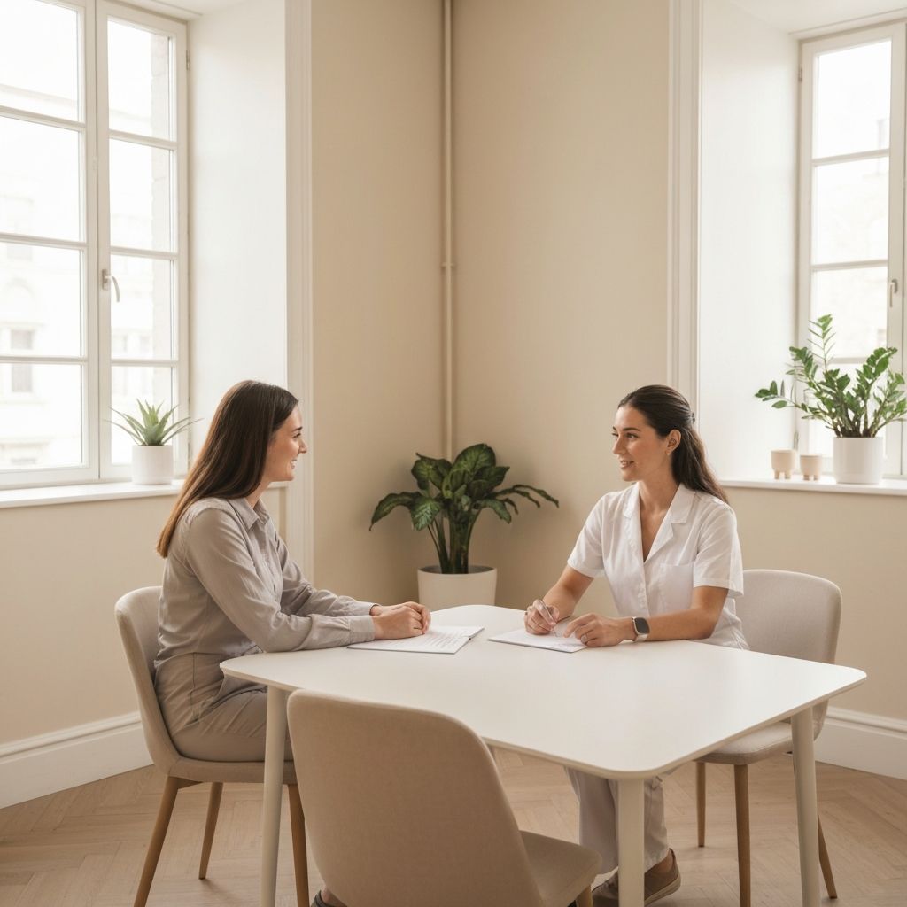 Ernährungsberatung in ruhiger Atmosphäre
